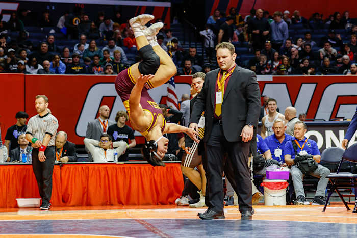 Illinois wrestling championships February 17 2024 Nate Latsch 25937